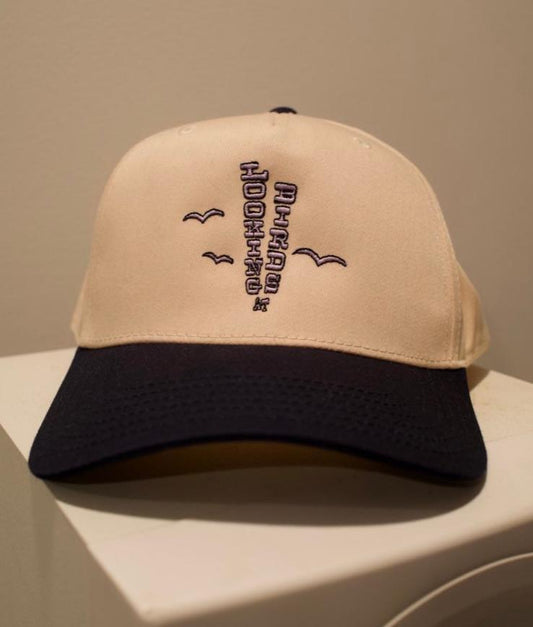 looking at birds limited edition tour snapback hat pink/navy